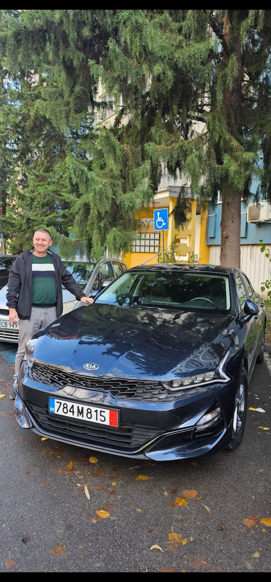 Kia K5 синя